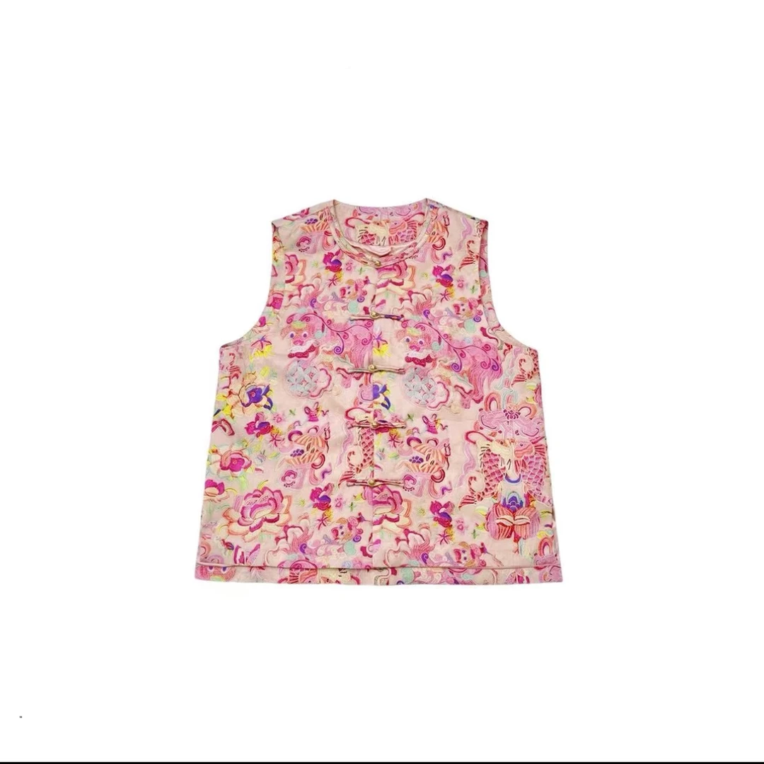 （2080）新款/时尚百搭新中式国风马甲