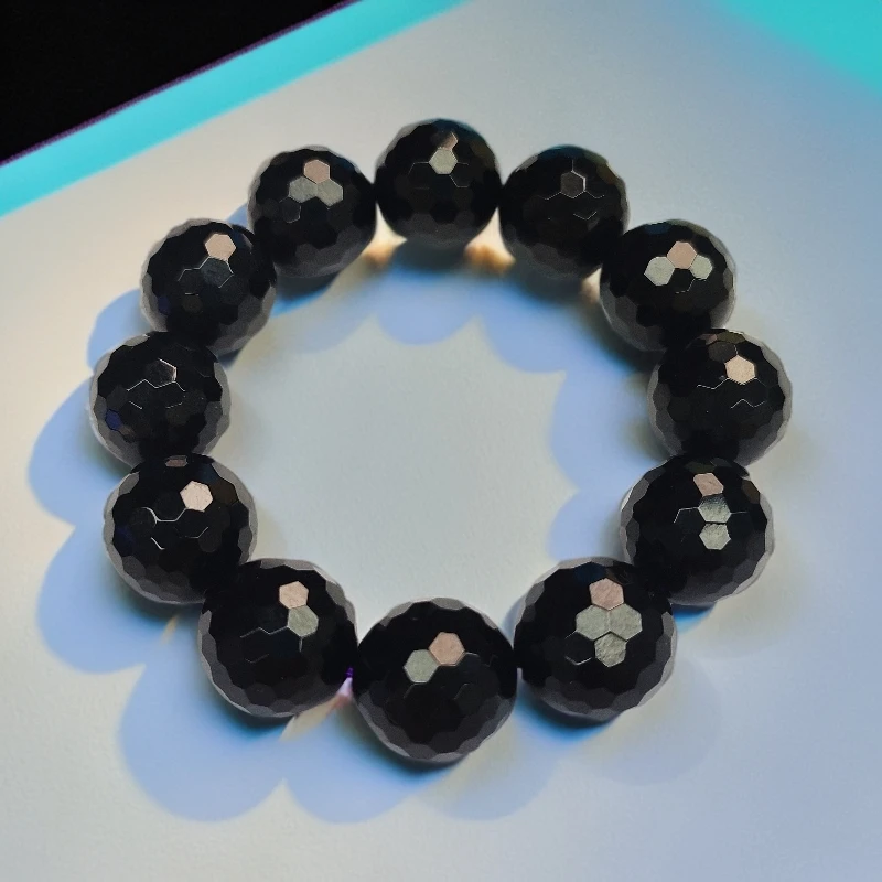 精美甄藏紫 龙 醇钻切手串卡20MM