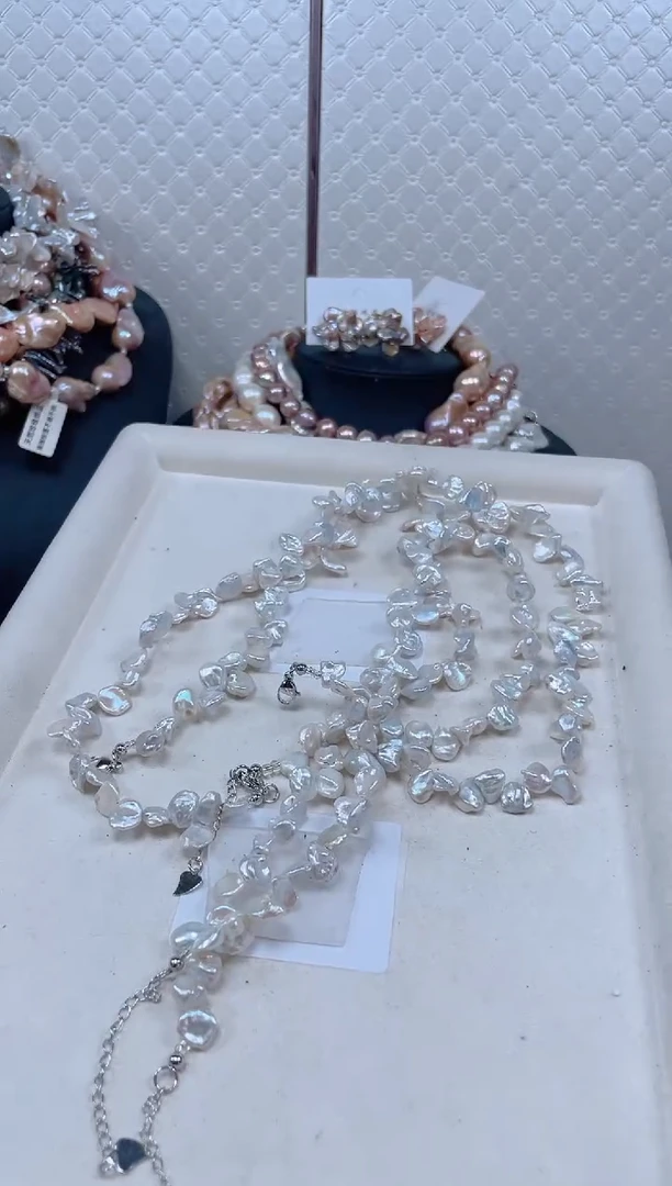 未镶嵌项链淡水珍珠【纯恬珍珠】（样性发货发一）