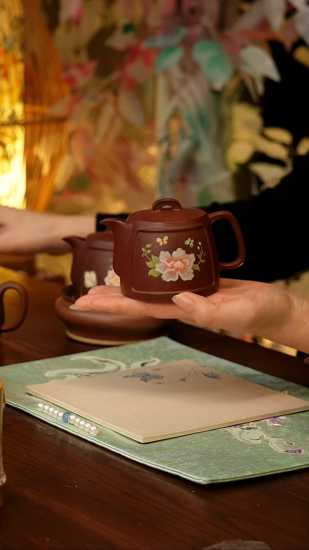 茶壶紫砂㛄*宜兴原矿手工紫砂壶