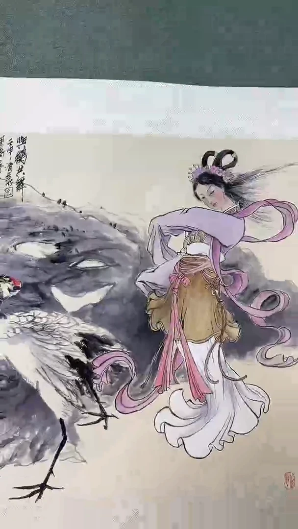 国画庄寿红-4平尺-人物国画