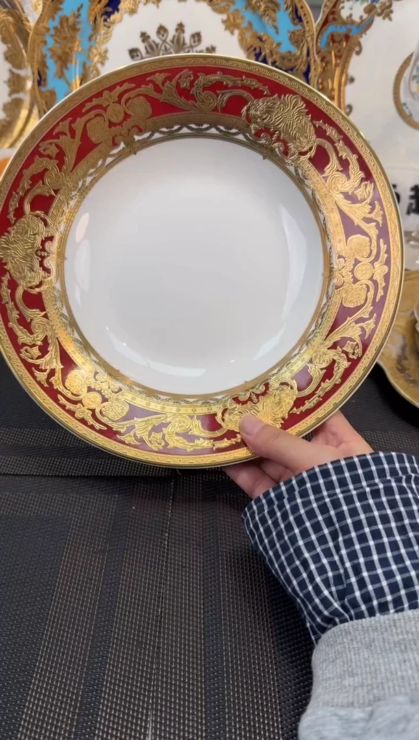 瓷片9英寸草帽盘 1个