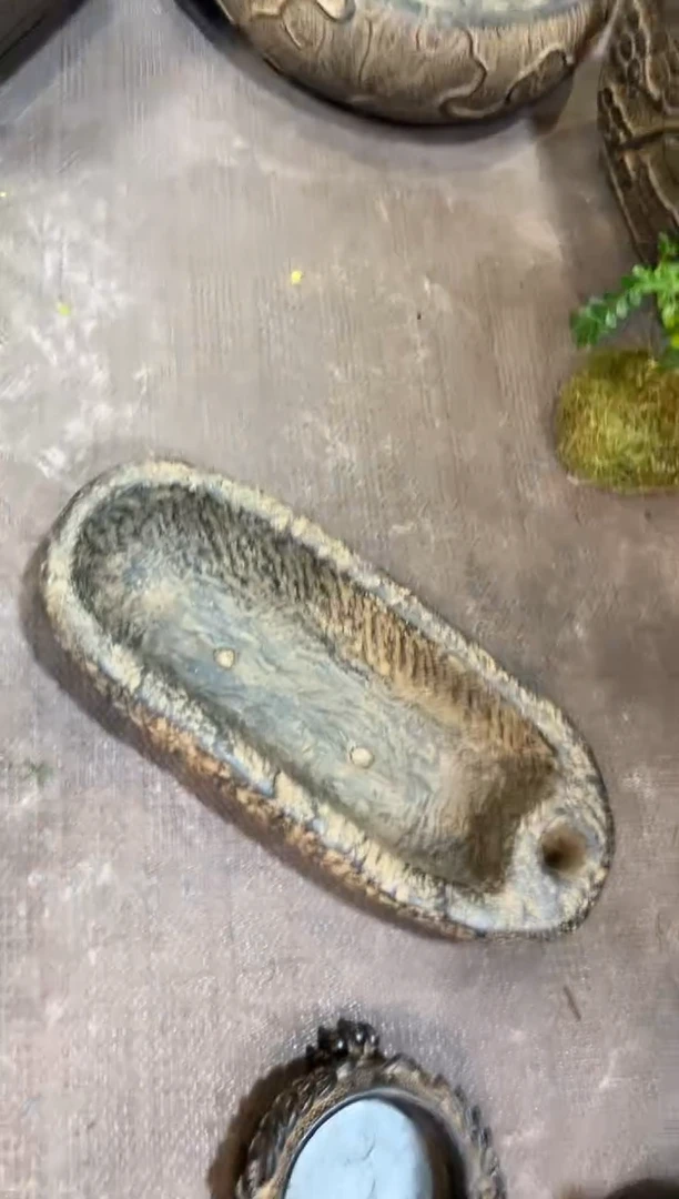 陶土【火山泥】牛槽盆