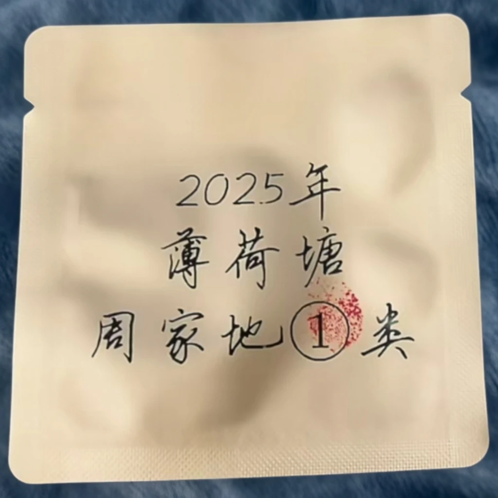 【拍5发6】2025薄荷塘周家地1类手工龙珠 生茶 普洱茶 8g