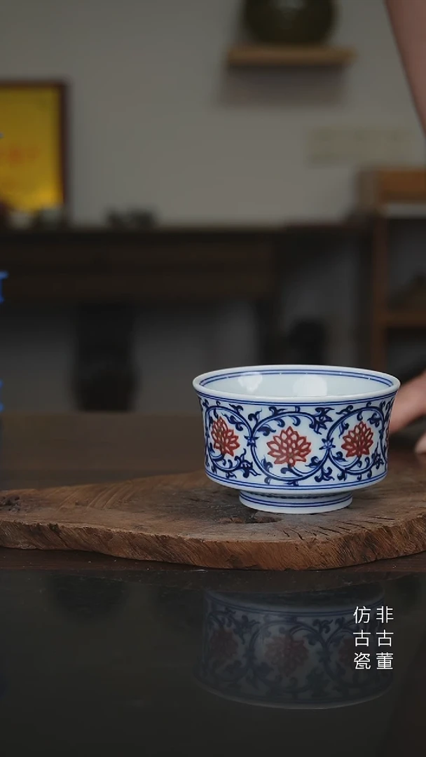 景德镇手工手绘陶瓷微瑕