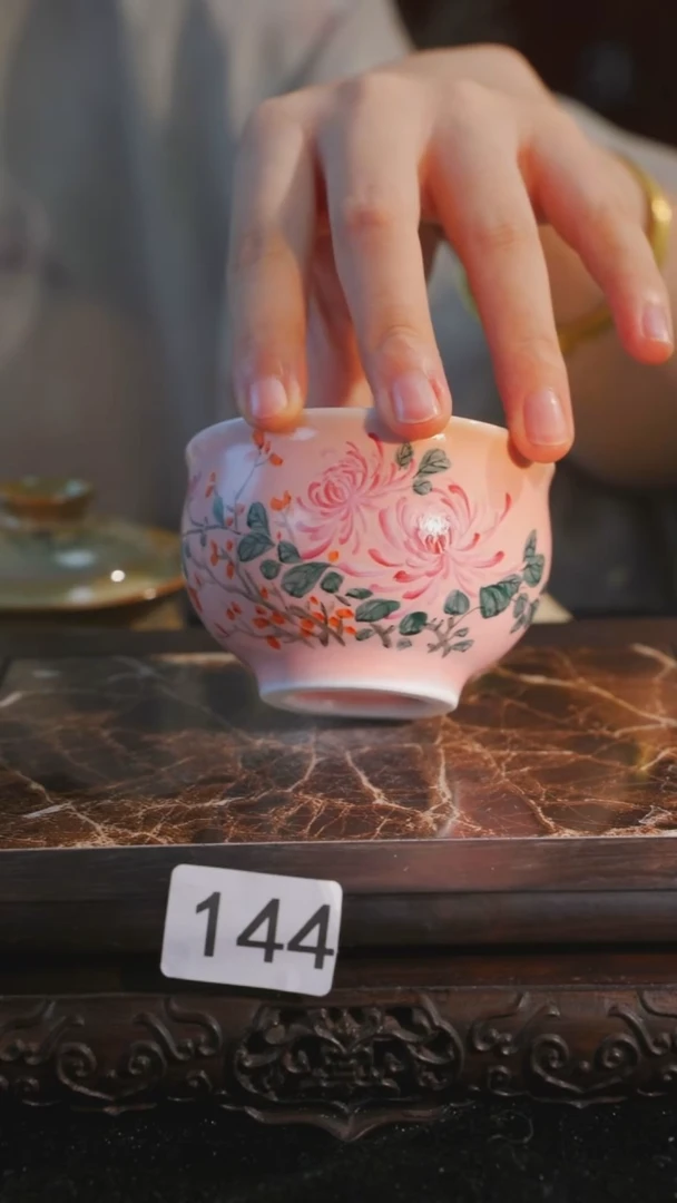 杯子等烟雨陶瓷手作主人杯144