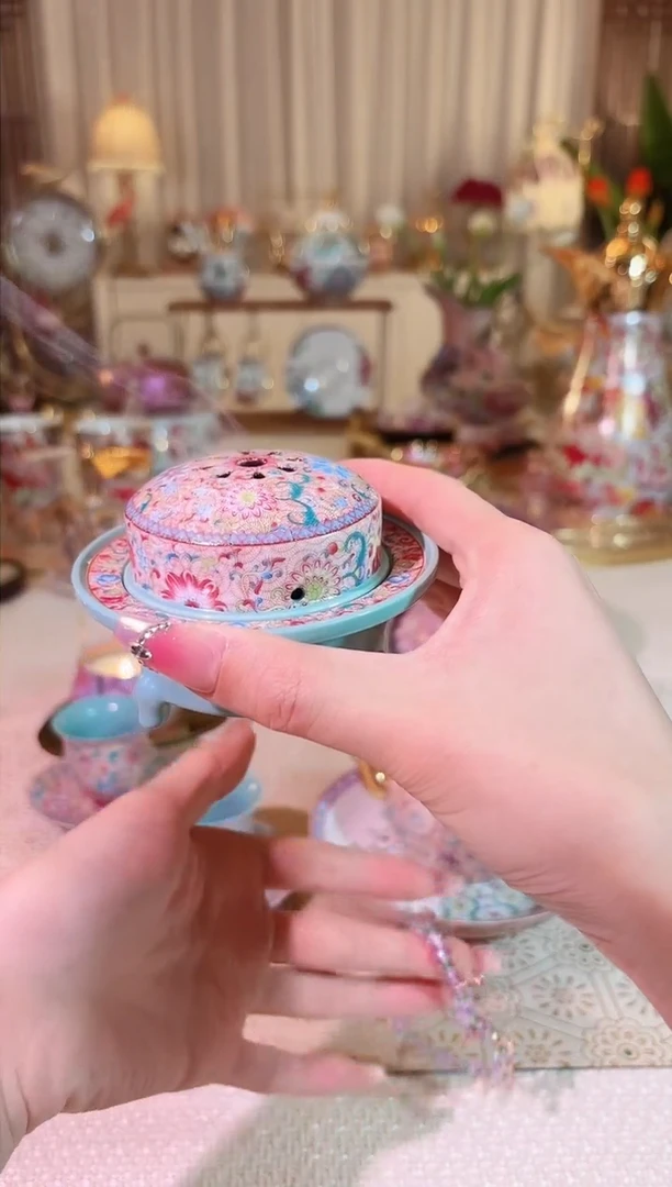 【闪购商品】瓷花开盛世-香薰炉-