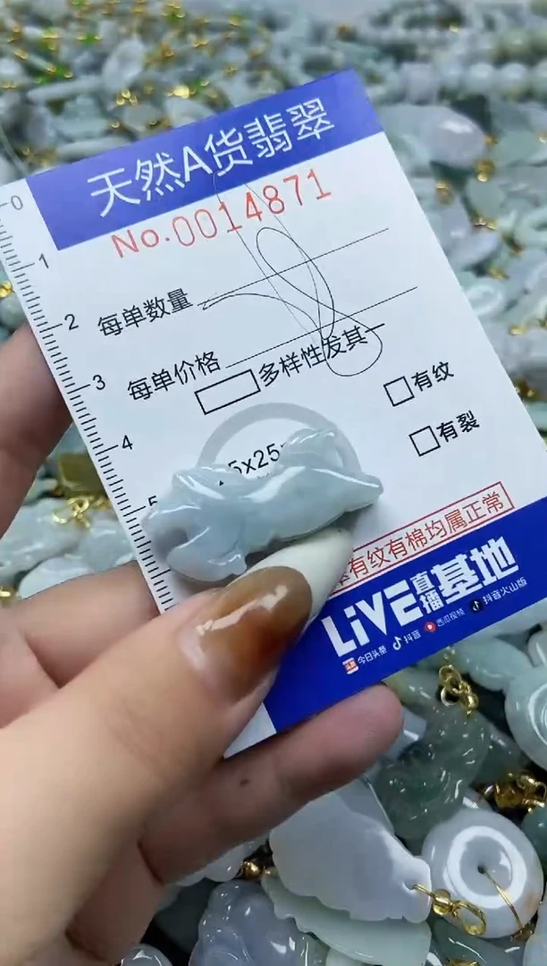 【闪购商品】翡翠颈饰未镶嵌天然A货翡翠