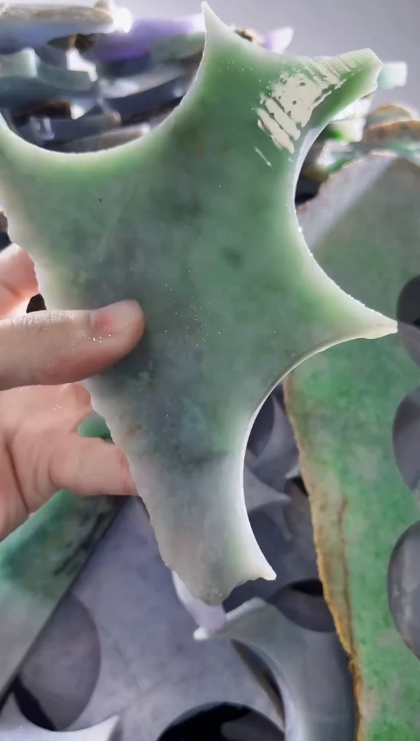 裸石翡翠缅甸翡翠A货文292