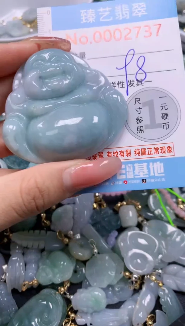 翡翠未镶嵌吊坠(不含链)2737