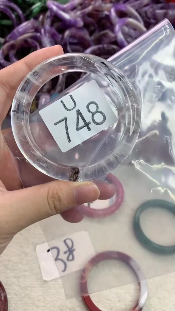 水晶手镯未镶嵌U748-58