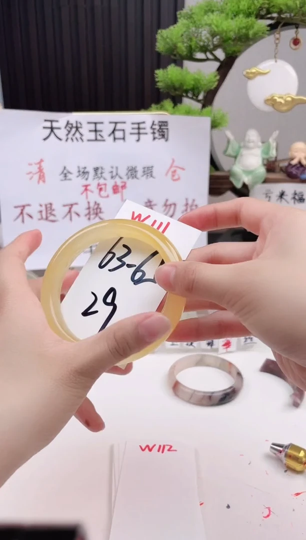 石英质玉手镯未镶嵌W111
