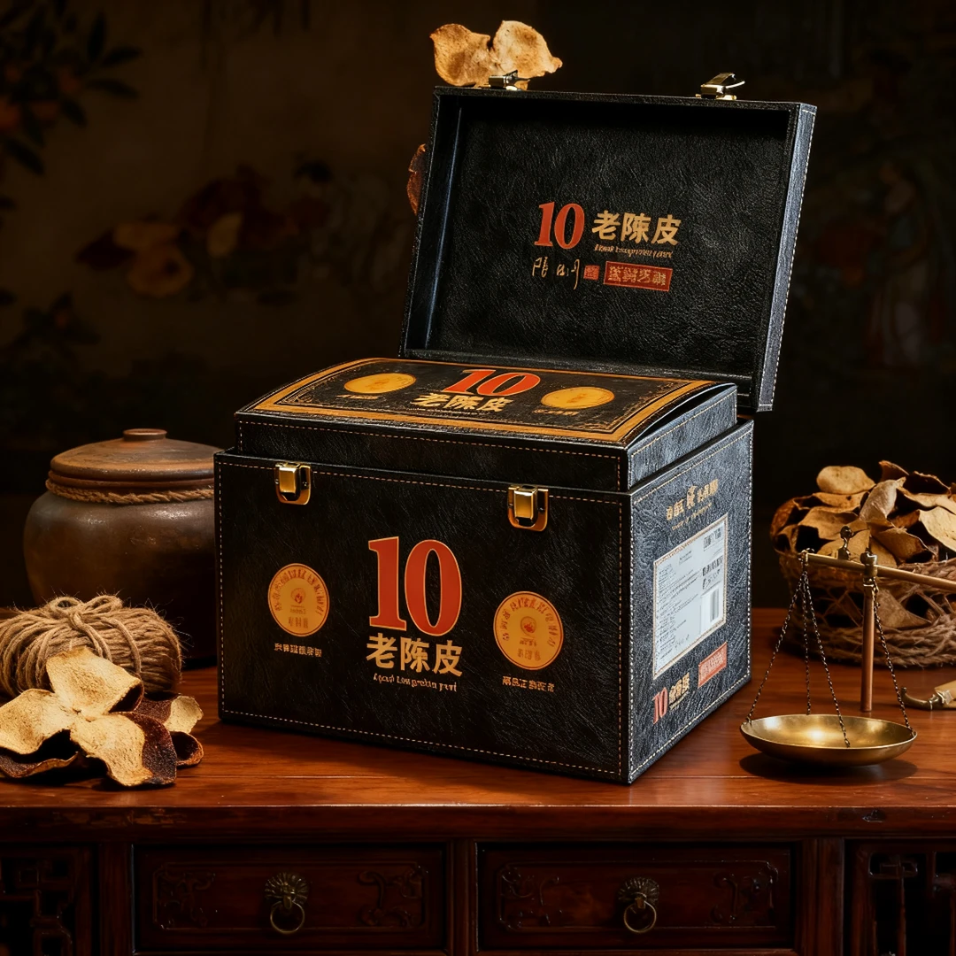 【10老陈皮】核心原产地500克高档礼盒装过年送长辈父母的送礼佳品