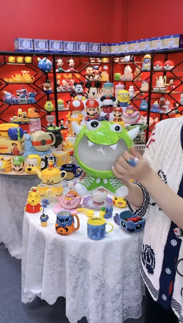 【闪购商品】.@@小怪兽玄关摆件收纳