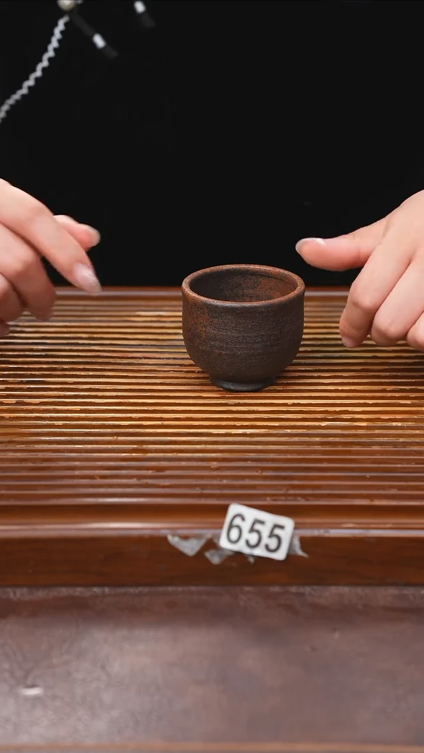 万古烧粗陶手工茶具