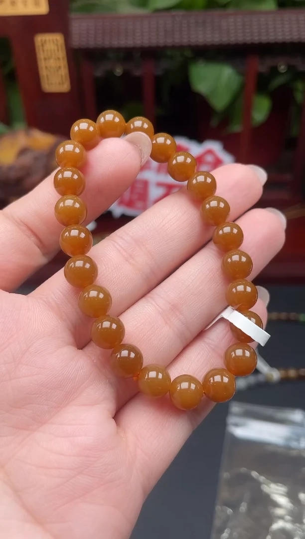 未镶嵌手串和田玉手串LY116多样性发其一