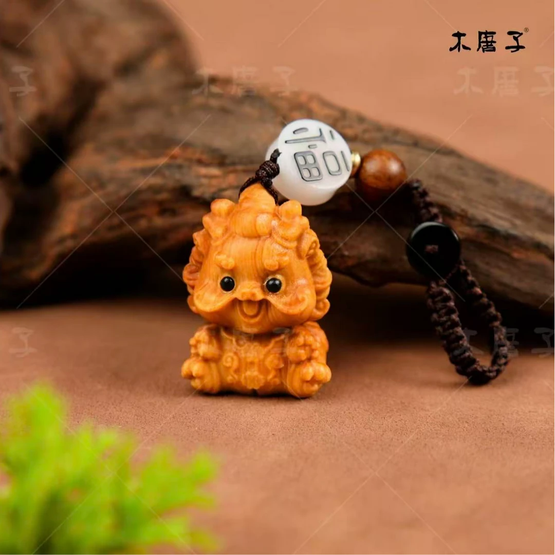 【木唐子】柏木珠串DT钥匙挂