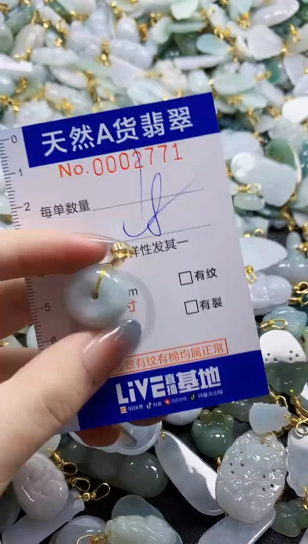 颈饰未镶嵌翡翠纯天然a货翡翠