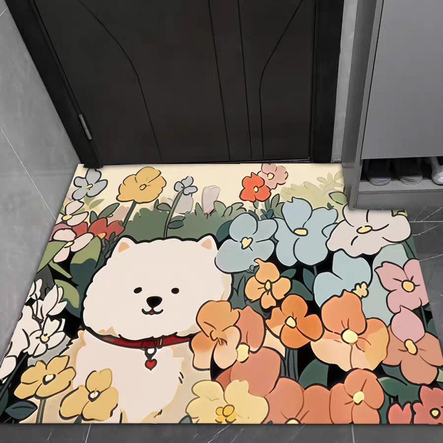 760【50*80cm】入户门口浴室卫生间防滑吸水速干软地垫硅藻泥