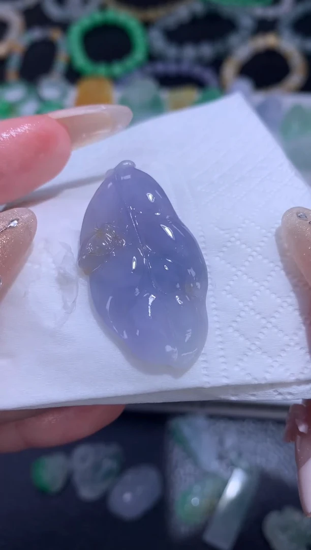 未镶嵌定制翡翠叶子