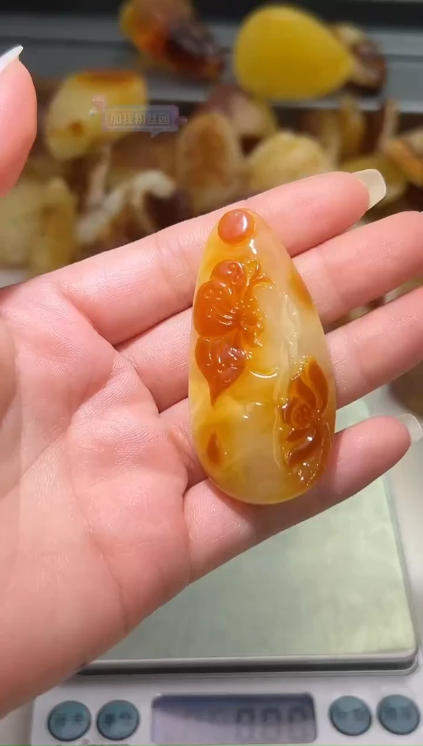 裸石琥珀未镶嵌琥珀蜜蜡吊坠