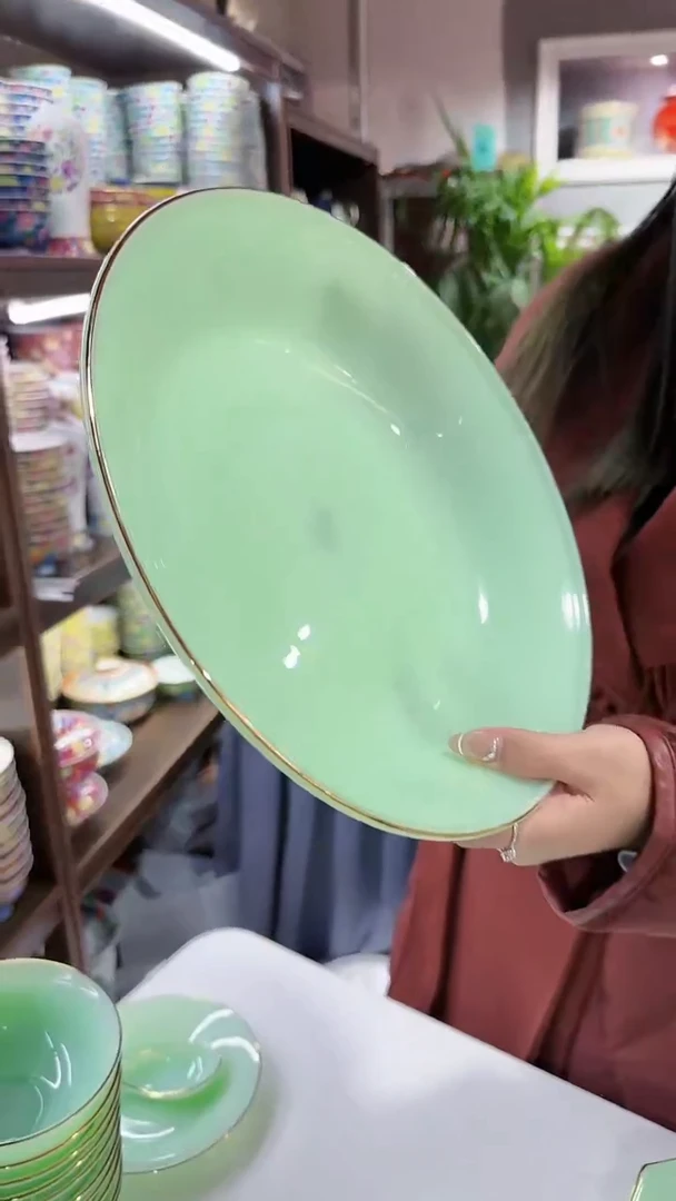 【闪购商品】瓷片玉瓷12英寸剁椒鱼头大深盘一只