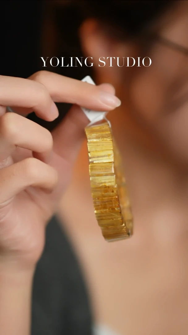 未镶嵌手链水晶1380小金条水晶手串