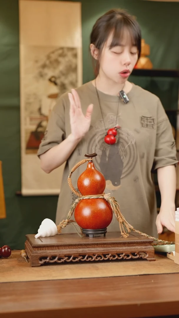 32号精品天然大漆酒葫芦一物一拍~