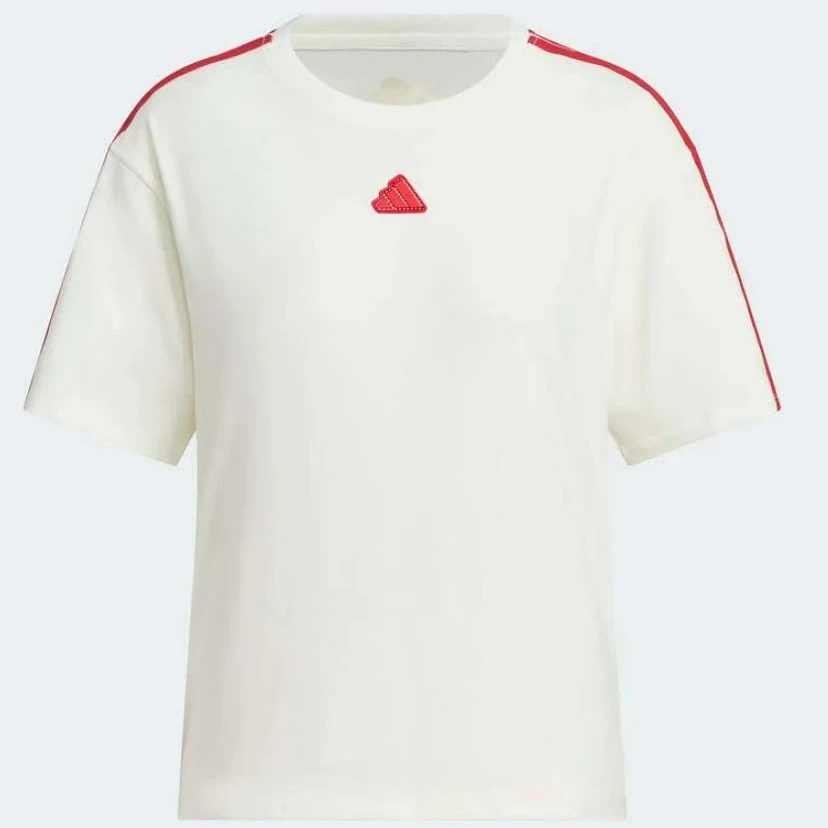 adidas/阿迪达斯短袖T恤女装跑步健身训练舒适透气休闲上衣JW6664