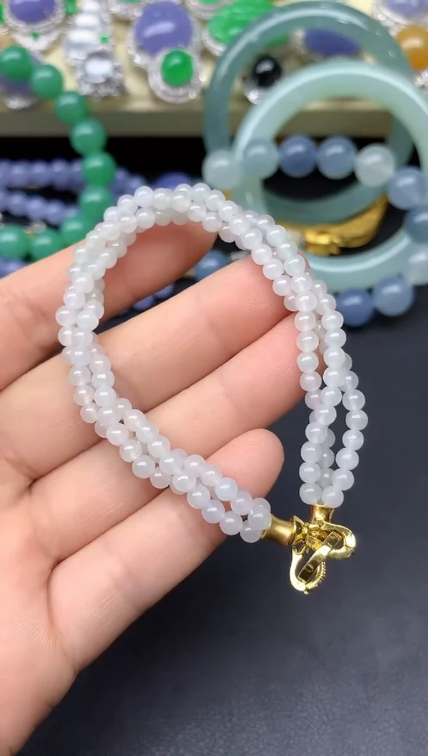 未镶嵌手串翡翠2-雪姐翡翠天天见