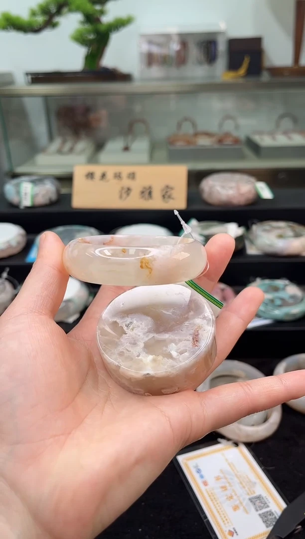 未镶嵌手镯石英质玉55圈口（赠品镯心）1751455