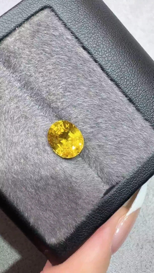 裸石彩色蓝宝石3.24克拉