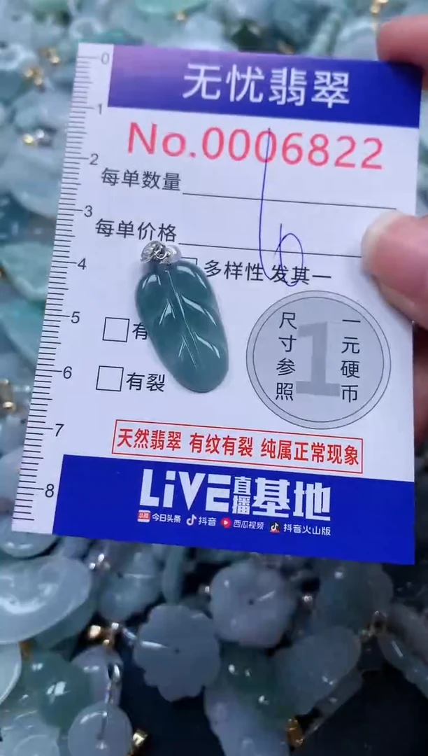 颈饰未镶嵌翡翠6822