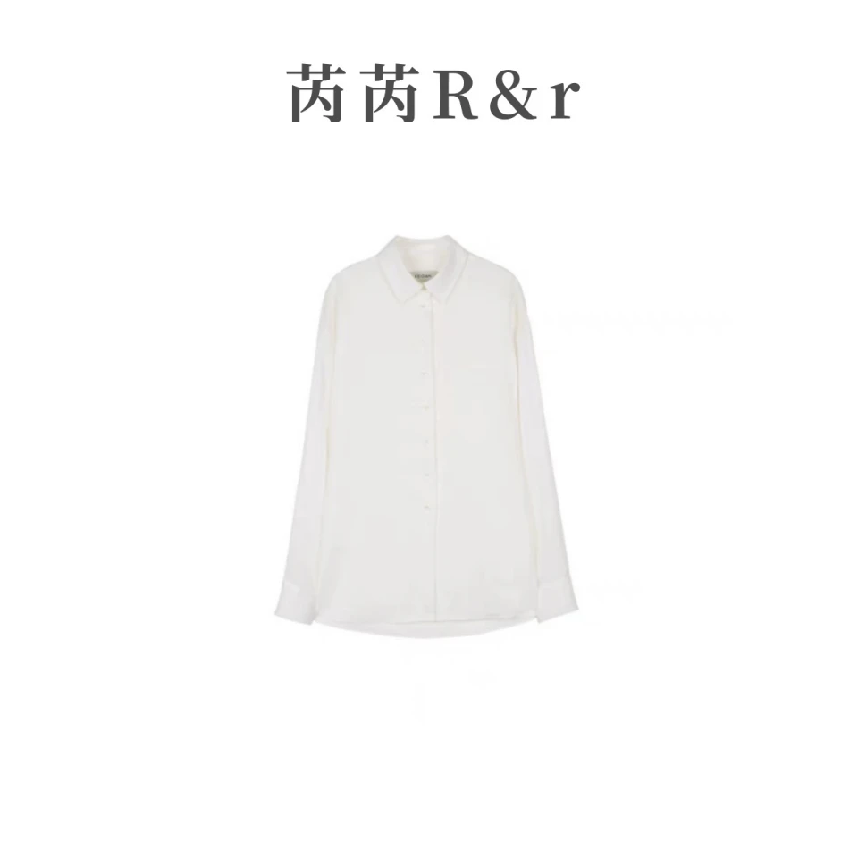 芮芮Rr - “慵懒自在” 轻盈舒适ROW风度假感宽松防晒亚麻衬衫
