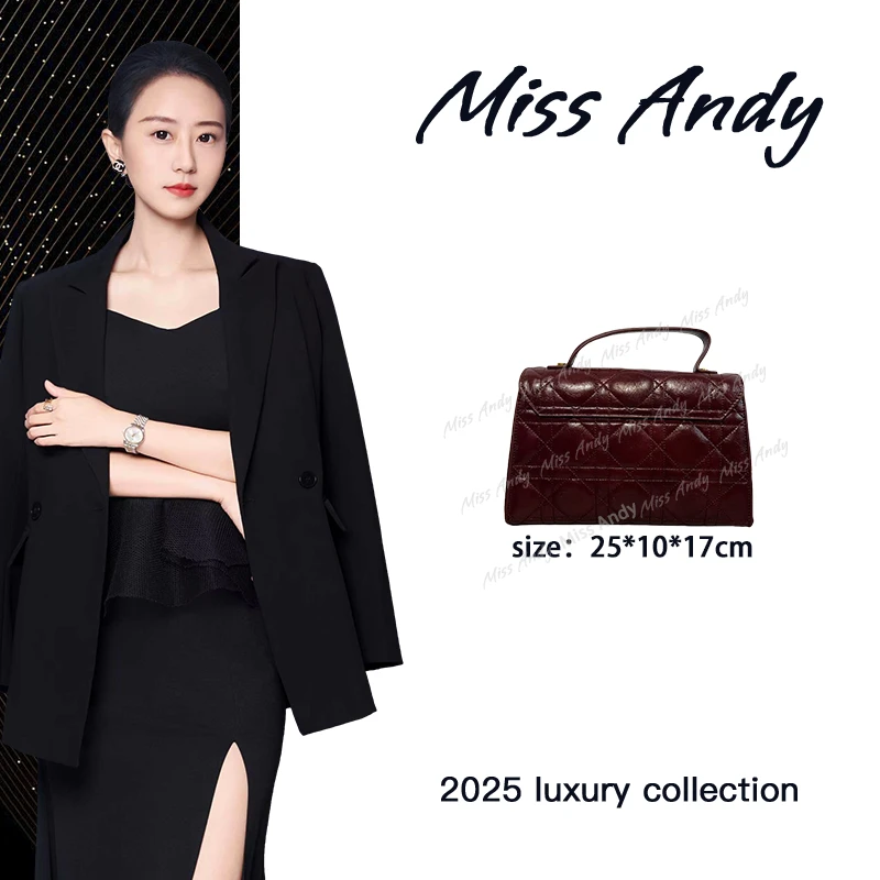 【Andy甄选】Miss迪小姐 BF-66518-帝国红奢品女包
