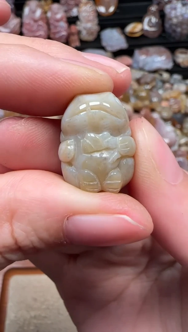 颈饰未镶嵌硅化珊瑚（珊瑚玉）369