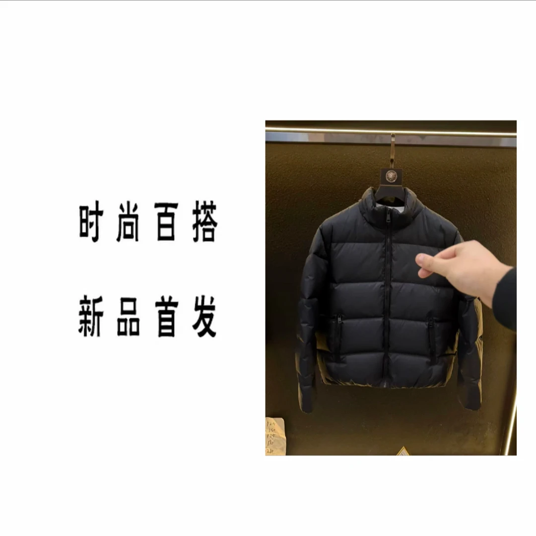 C-k秋冬新款轻奢时尚商务百搭高级情侣潮流休闲男士羽绒服-xX