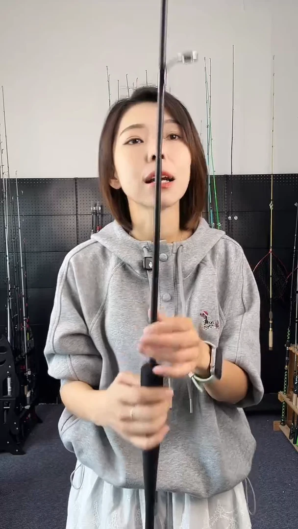 1.8m以下碳素天青红色直柄1.8米（瑕疵尾货竿，没有售后，介意勿拍）