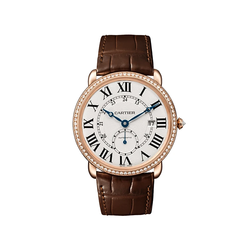 99新 Cartier/卡地亚 Ronde系列WR007017机械男表40mm全套19年