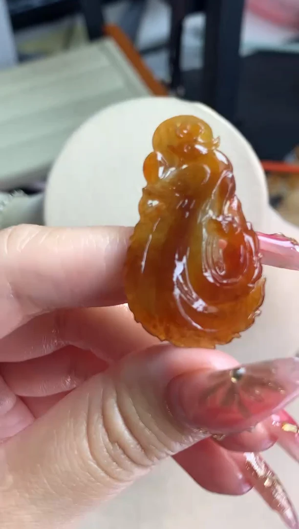 定制翡翠未镶嵌凤凰