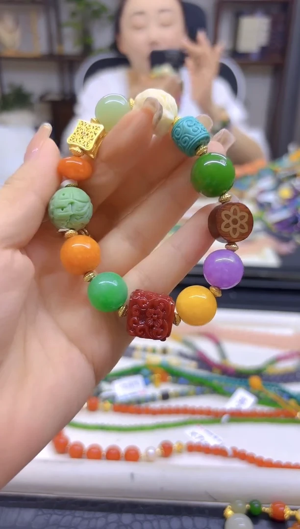 未镶嵌手链翡翠DIY款S482