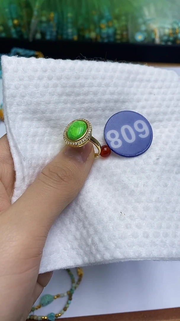 【闪购商品】玛瑙/玉髓戒指未镶嵌809