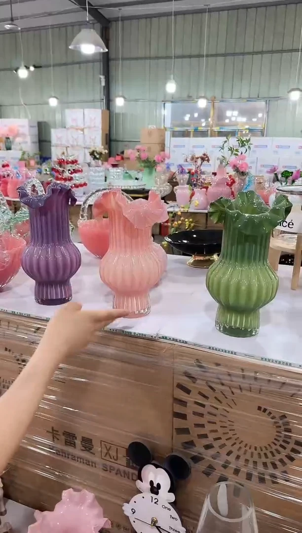 琉璃手工艺品优选花瓶花器F-早30