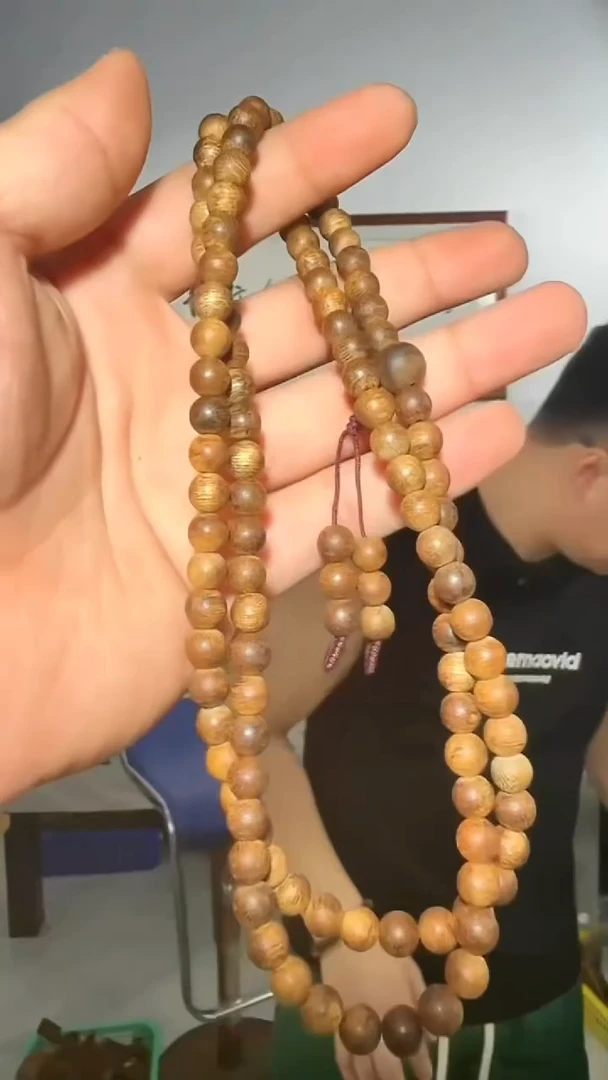 沉香手串95号黎母山长串17g0.7多样性发一