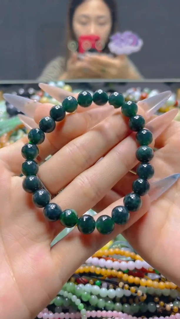 颈饰未镶嵌翡翠7MM