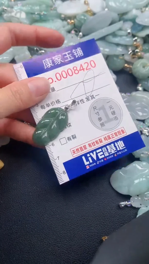 颈饰未镶嵌翡翠8420