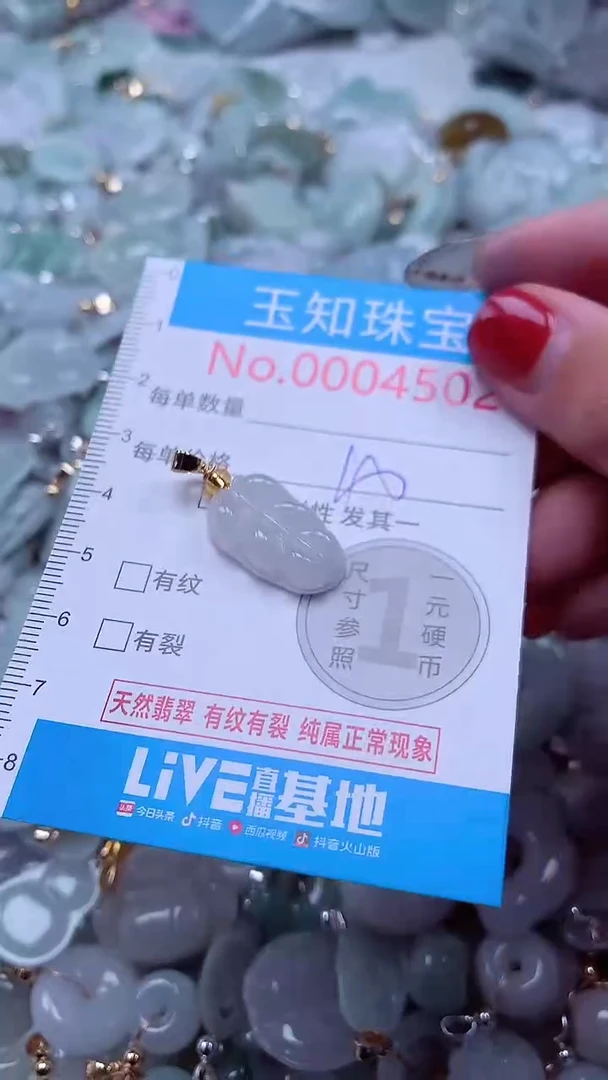 吊坠(不含链)未镶嵌翡翠4502