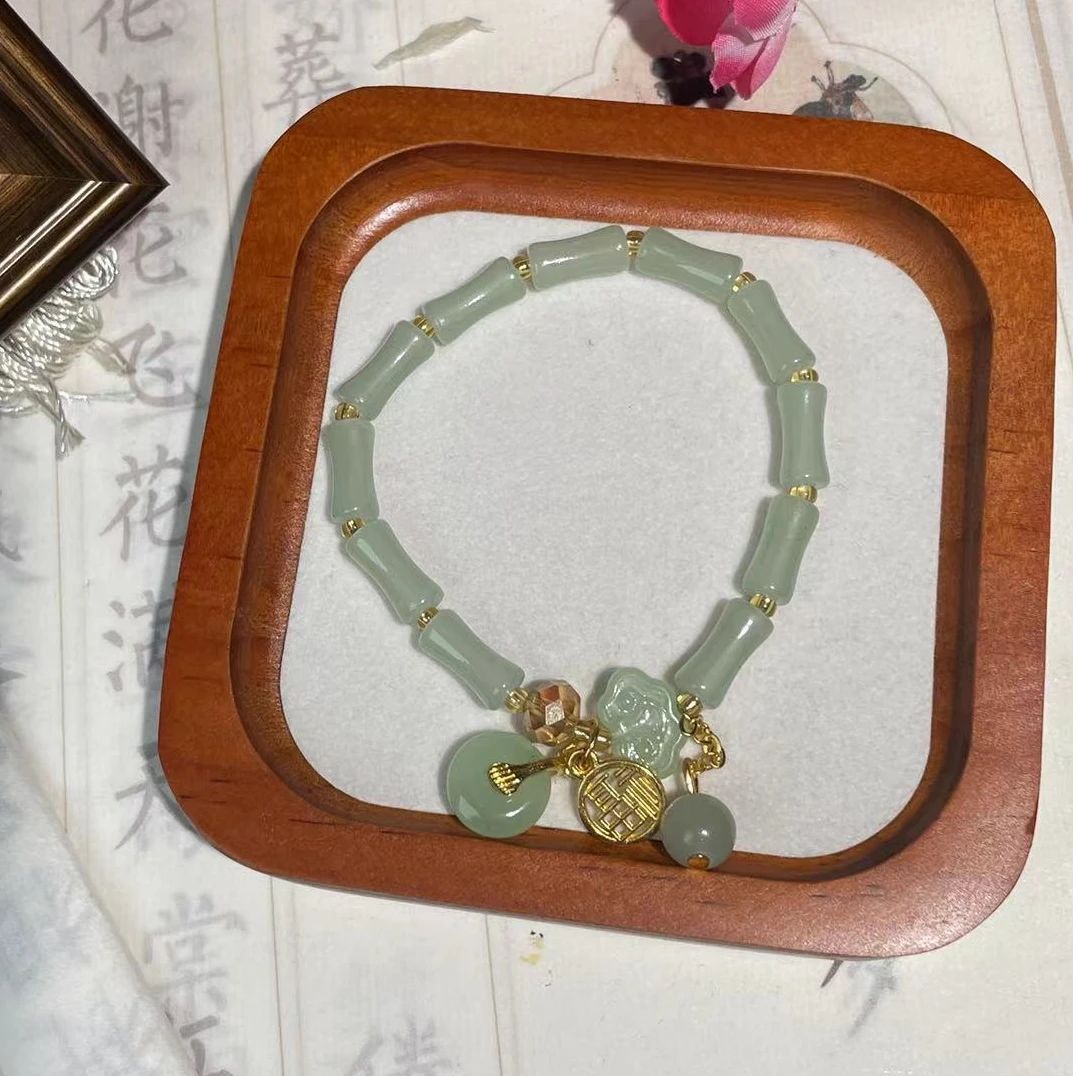 (原创设计）东陵玉6mm手串手链一SC3001