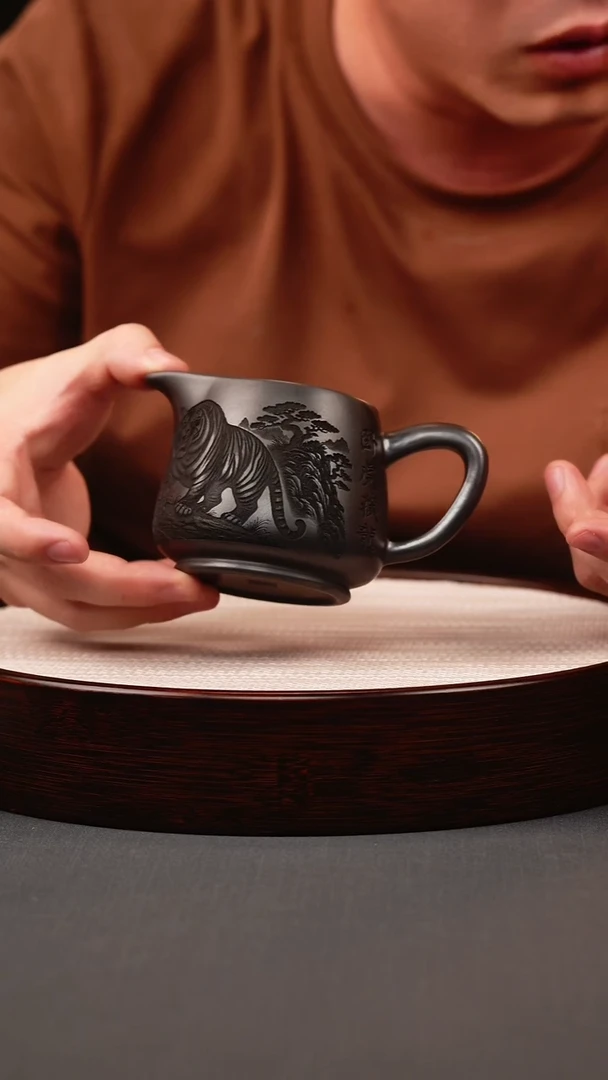 茶壶紫砂石黄公道杯
