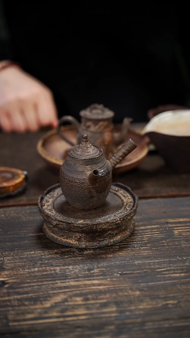 全手工制作 南蛮 侧把壶  90cc